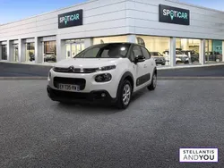 Blanc Utilisé 2018 Citroën C3 PureTech Citadine | 8 990 € (Prix juste)