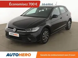 Noir Utilisé 2022 VW Polo Life Citadine | 17 990 € (Prix juste)