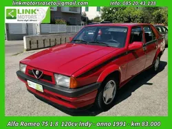 Rouge Utilisé 1991 Alfa Romeo 75 Berline | 13 500 €