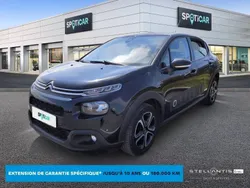 Noir Utilisé 2018 Citroën C3 PureTech Citadine | 9 990 € (Prix juste)