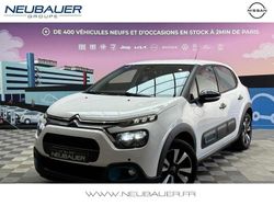 Blanc banquise (o) noir onyx Utilisé 2022 Citroën C3 PureTech Citadine | 10 890 € (Bon prix)