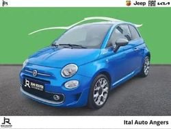 Coloris métal italia blue Utilisé 2021 Fiat 500 Sport Citadine | 12 490 € (Prix juste)