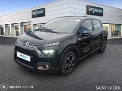 Noir Utilisé 2023 Citroën C3 PureTech Citadine | 15 470 € (Prix assez cher)
