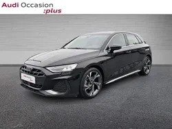 Noir Utilisé 2024 Audi A3 Sportback S-Line Berline | 38 390 € (Prix assez cher)