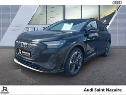 Noir mythic métallisé Occasion 2025 Audi Q4 e-tron S-Line SUV | 60 000 € (Prix assez cher)