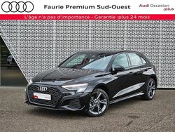 Noir mythe métallisé Occasion 2023 Audi A3 S-Line | 32 490 € (Prix juste)