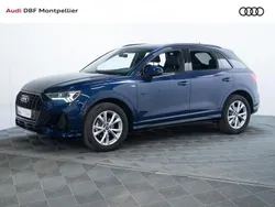 Bleu navarre métallisé Utilisé 2024 Audi Q3 S-Line SUV | 41 890 € (Prix juste)