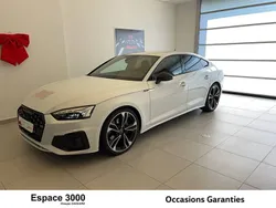 Blanc glacier métallisé Utilisé 2023 Audi A5 Sportback S-Line Berline | 46 490 € (Prix assez cher)