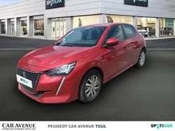 Rouge elixir (v) Utilisé 2021 Peugeot 208 Active Citadine | 11 590 € (Prix juste)