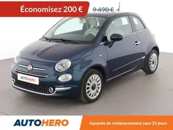 Bleu Utilisé 2018 Fiat 500 Lounge Citadine | 9 090 € (Bon prix)