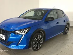 Bleu fonce Utilisé 2020 Peugeot e-208 GT-line Citadine | 12 499 € (Bon prix)