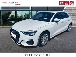 Blanc ibis Utilisé 2021 Audi A3 Business | 28 490 € (Prix juste)