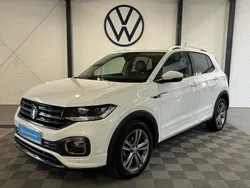 Blanc Utilisé 2019 VW T-Cross R-line SUV | 20 990 € (Prix juste)