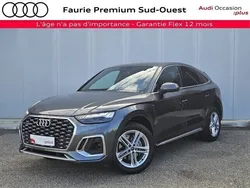 Gris daytona nacré Utilisé 2022 Audi Q5 Sportback S-Line SUV | 41 990 € (Prix juste)