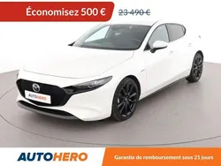 Blanc Utilisé 2020 Mazda 3 Berline | 22 990 € (Prix juste)