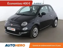 Noir Utilisé 2019 Fiat 500 Lounge Citadine | 9 090 € (Bon prix)