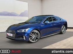 Bleu navarre métallisé Utilisé 2018 Audi S5 Sportback Sport Citadine | 47 450 € (Prix assez cher)
