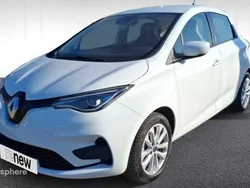 Blanc Utilisé 2020 Renault Zoe Zen Citadine | 10 979 € (Prix juste)