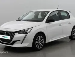 Blanc banquise (o) Utilisé 2023 Peugeot 208 Active Citadine | 14 499 € (Bon prix)