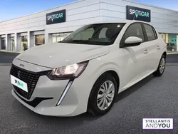 Blanc Utilisé 2021 Peugeot 208 Active Citadine | 9 990 € (Bon prix)