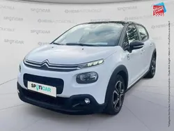 Noir Utilisé 2019 Citroën C3 PureTech Citadine | 10 499 € (Prix juste)
