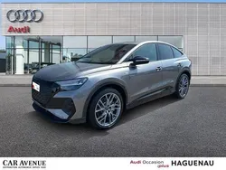Gris typhon métallisé Utilisé 2024 Audi Q4 Sportback e-tron Design SUV | 66 900 €