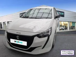 Blanc Utilisé 2021 Peugeot 208 S Citadine | 9 590 € (Prix juste)