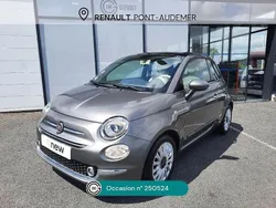 Gris Utilisé 2017 Fiat 500 Lounge Citadine | 8 990 € (Prix juste)