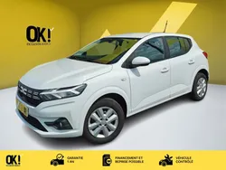Blanc Utilisé 2024 Dacia Sandero Expression Citadine | 15 490 € (Prix juste)