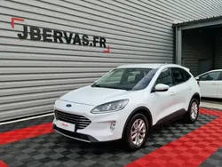 Blanc Utilisé 2022 Ford Kuga Titanium SUV | 18 990 € (Prix juste)