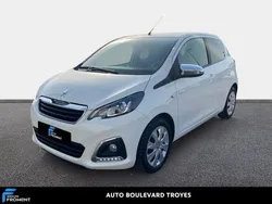 Blanc Utilisé 2021 Peugeot 108 Style Citadine | 10 900 € (Prix juste)