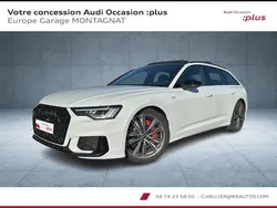 Blanc glacier métallisé Utilisé 2024 Audi A6 Competition Break | 57 490 € (Prix assez cher)