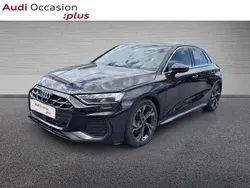 Noir Utilisé 2024 Audi A3 Sportback S-Line Berline | 38 490 € (Prix assez cher)