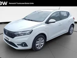 Blanc Utilisé 2022 Dacia Sandero Comfort Citadine | 14 490 € (Prix juste)