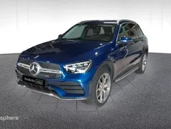 Bleu brillant Utilisé 2021 Mercedes GLC300e AMG line SUV | 39 890 € (Bon prix)