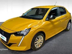 Jaune Utilisé 2022 Peugeot 208 Active Citadine | 12 990 € (Prix juste)