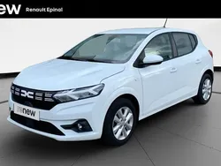 Blanc Utilisé 2024 Dacia Sandero Expression Citadine | 15 718 € (Prix juste)