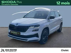 Blanc Utilisé 2022 Skoda Karoq SportLine SUV | 27 490 € (Prix juste)