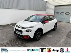 Blanc banquise rouge aden Occasion 2018 Citroën C3 PureTech Berline | 8 990 € (Prix juste)
