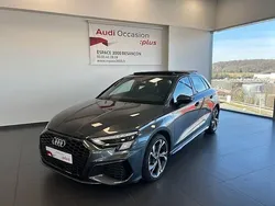 Gris daytona nacré Utilisé 2024 Audi A3 Sportback e-tron S-Line Berline | 38 970 € (Prix assez cher)