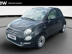 Noir Utilisé 2019 Fiat 500 Lounge Citadine | 9 490 € (Prix juste)