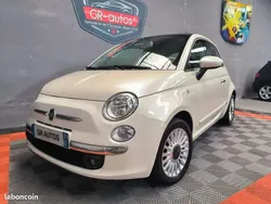 Blanc Utilisé 2013 Fiat 500 Lounge Citadine | 7 990 € (Prix juste)