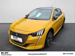 Jaune Utilisé 2020 Peugeot e-208 GT Citadine | 16 990 € (Prix assez cher)