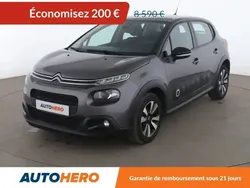 Gris Utilisé 2020 Citroën C3 PureTech Citadine | 8 190 € (Prix juste)