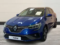 Bleu Utilisé 2021 Renault Mégane GrandTour RS Line Break | 19 299 € (Prix assez cher)