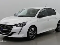 Blanc banquise (o) Utilisé 2023 Peugeot 208 Allure Citadine | 13 999 € (Bon prix)