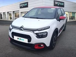 Blanc banquise (o) rouge aden Utilisé 2023 Citroën C3 PureTech Citadine | 11 999 € (Bon prix)