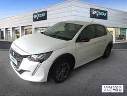 Blanc Utilisé 2022 Peugeot e-208 Style Citadine | 15 289 € (Bon prix)