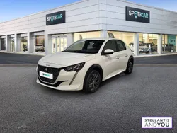 Blanc Utilisé 2021 Peugeot e-208 Active Citadine | 15 980 € (Prix juste)