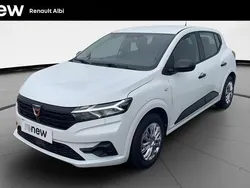 Blanc Utilisé 2021 Dacia Sandero Essentiel Citadine | 12 490 € (Prix juste)